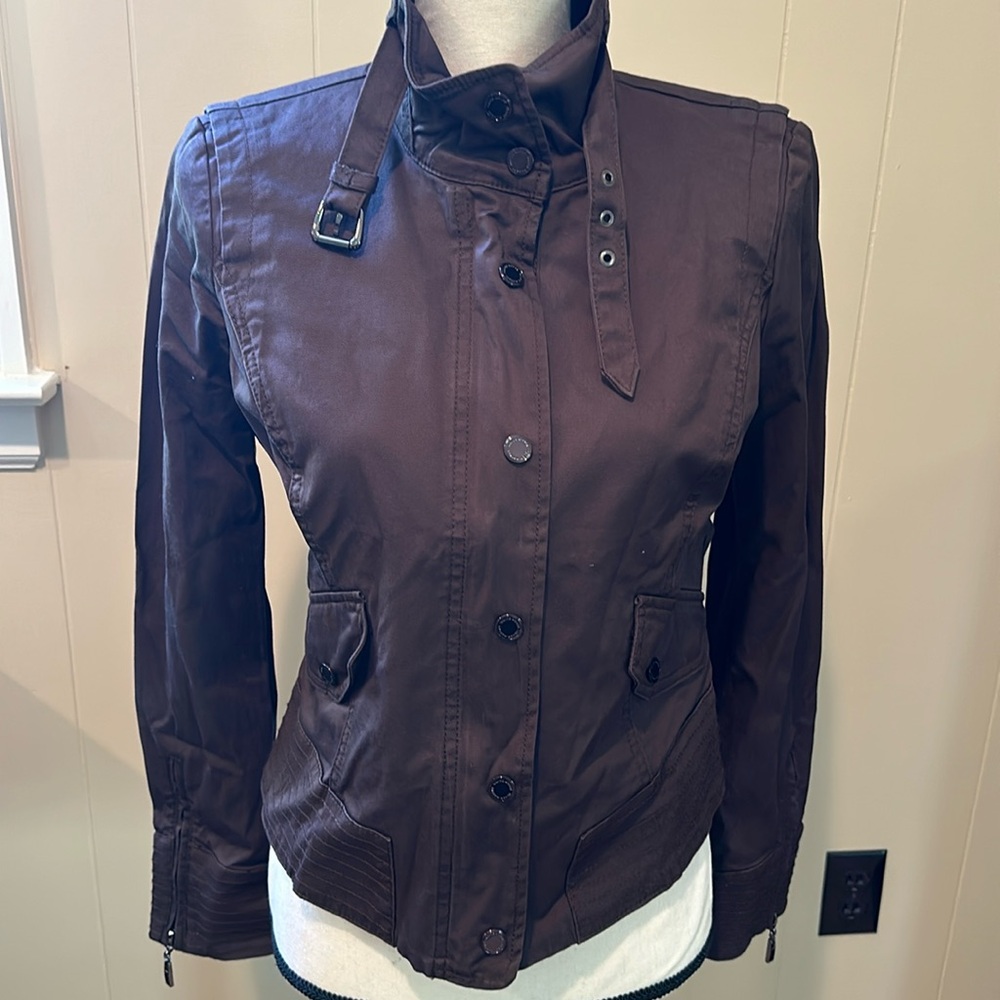 White House Black Market military style jacket